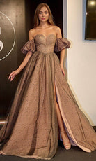 Portia and Scarlett PS24066 - Sweetheart Ballgown with Slit - view 6