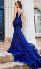 Portia and Scarlett PS24252 - Lace Corset Prom Dress - Silhouette Dresses