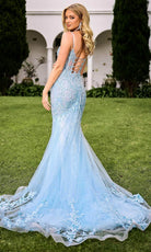 Portia and Scarlett PS24252 - Lace Corset Prom Dress - view 7