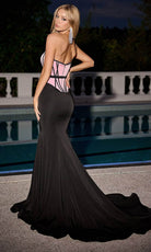 Portia and Scarlett PS24289 - Contrast Corset Prom Dress - back view