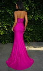 Portia and Scarlett PS24501 - Beaded Plunging V-Neck Prom Gown