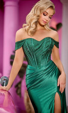 Portia and Scarlett PS24675 - Sweetheart Beaded Corset Prom Gown - back view