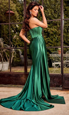 Portia and Scarlett PS24682 - Satin Mermaid Prom Dress - view 12
