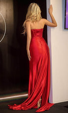 Portia and Scarlett PS24682 - Satin Mermaid Prom Dress - view 8