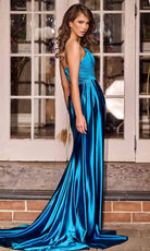 Portia and Scarlett PS24682 - Satin Mermaid Prom Dress - view 5
