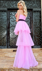 Portia and Scarlett PS24696 - Strapless High-Low Prom Dress - back view