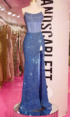 Portia and Scarlett PS24877C - Scoop Corset Evening Gown