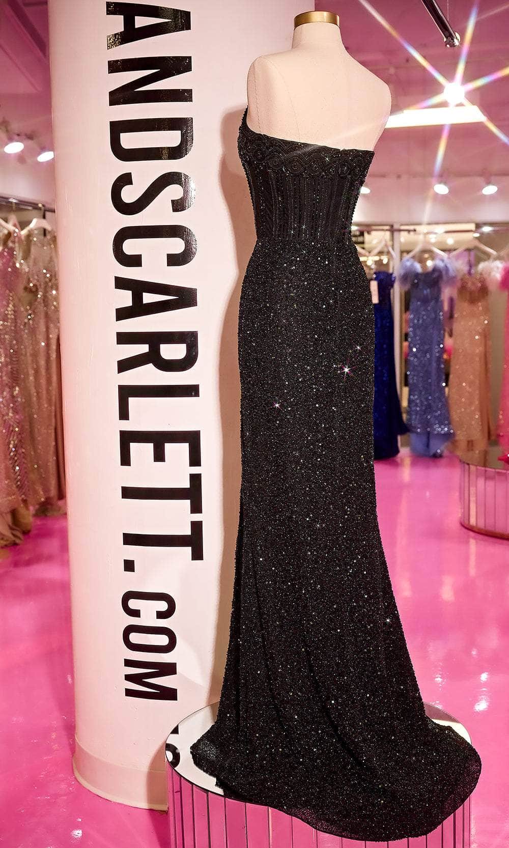Portia and Scarlett PS24877C - Scoop Corset Evening Gown