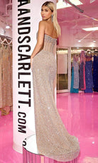 Portia and Scarlett PS24877C - Scoop Corset Evening Gown