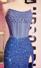 Portia and Scarlett PS24877C - Scoop Corset Evening Gown