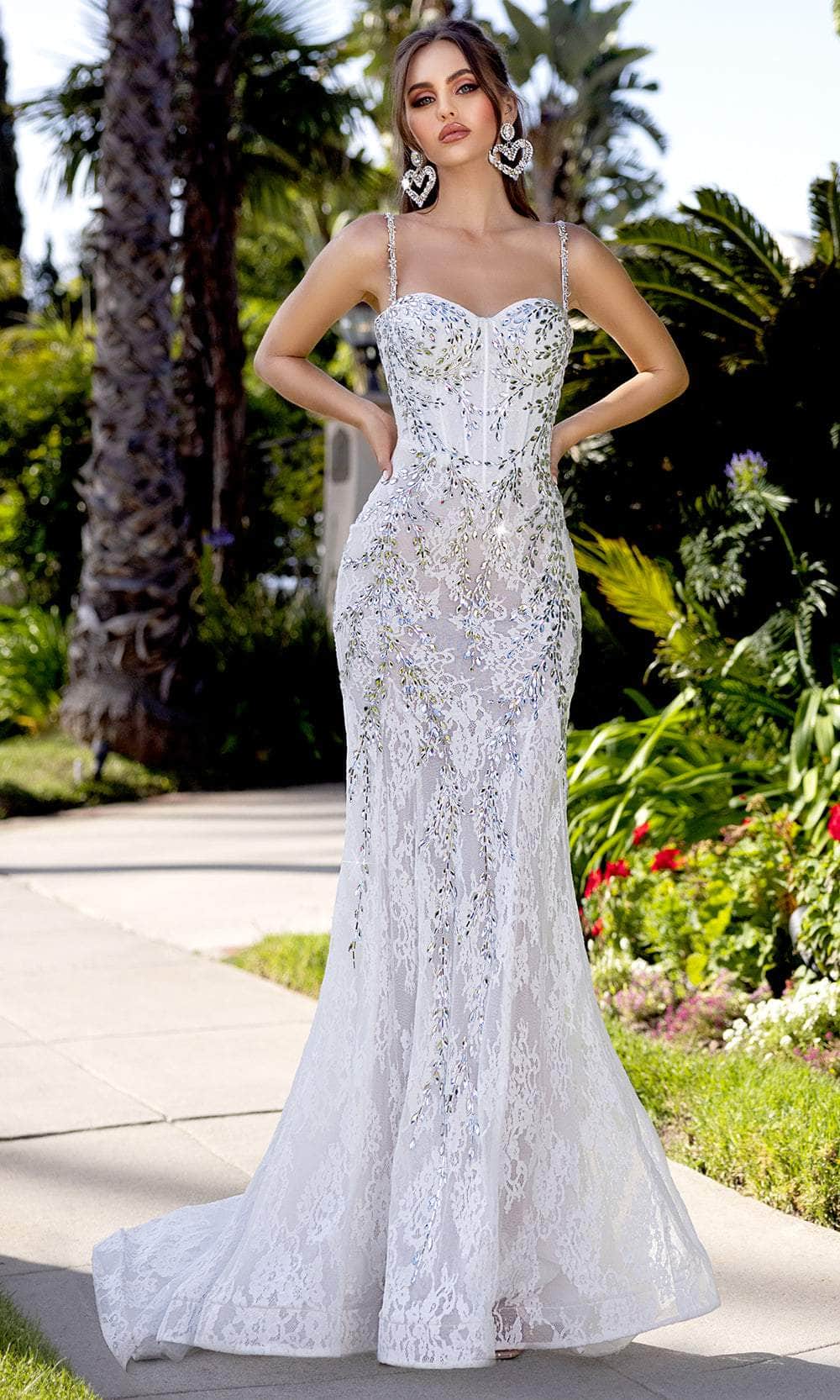 Portia and Scarlett PS25150 - Crystal Mermaid Prom Dress - view 4