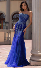 Portia and Scarlett PS25169 - Godet Detailed Prom Dress - designer pageant gown at Silhouette Dresses