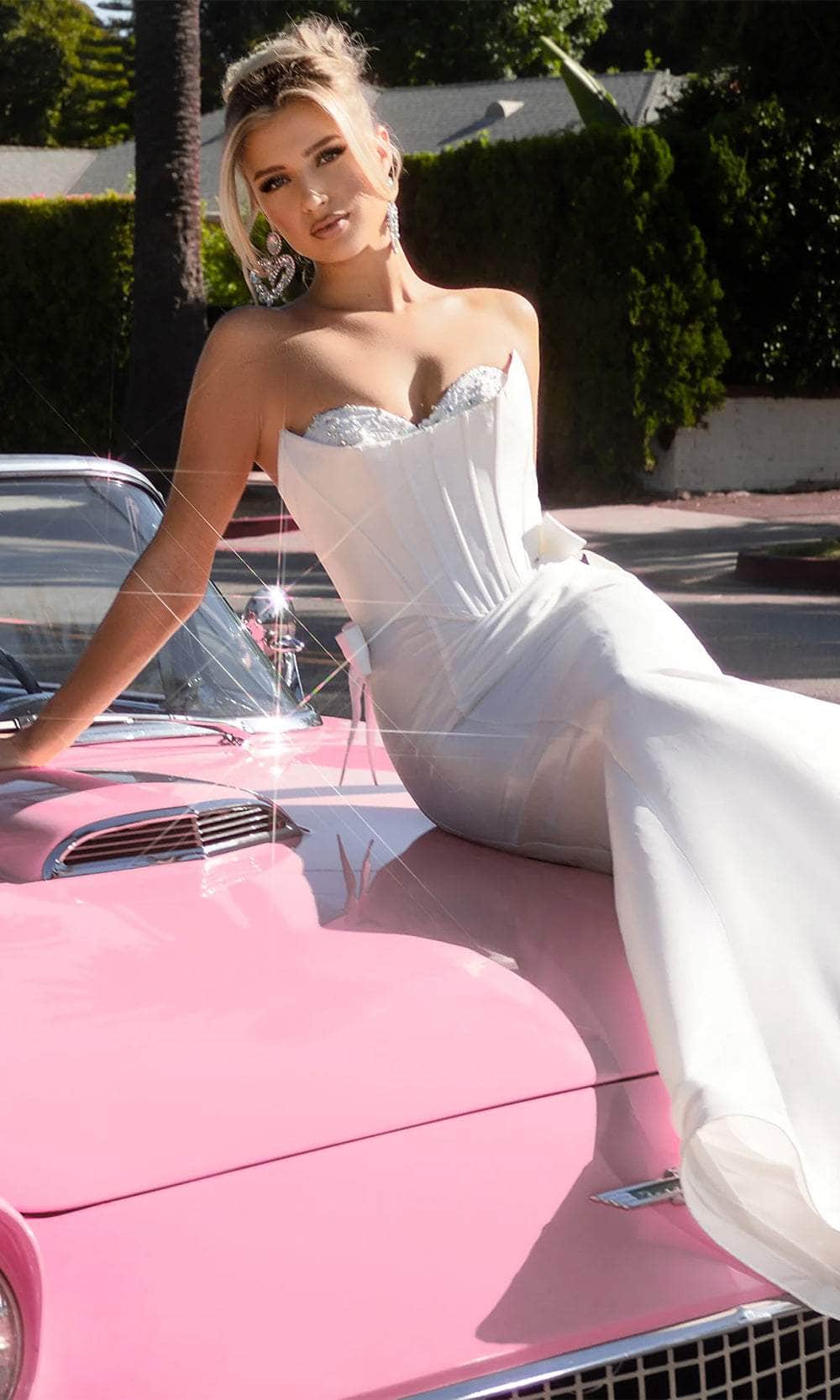 Portia and Scarlett PS25196 - Crumbcatcher Prom Dress - detail view