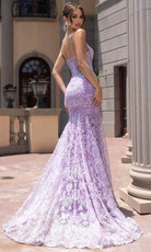 Portia and Scarlett PS25234 - See-Through Corset Embellished Prom Gown - back view