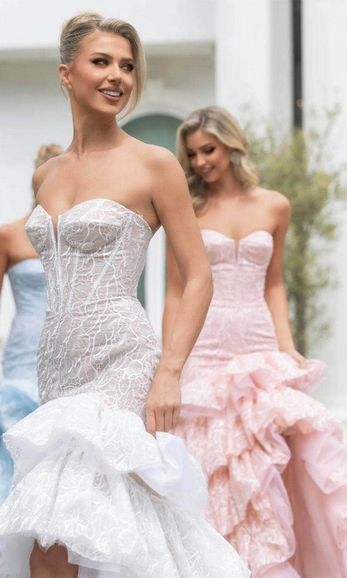 Portia and Scarlett PS25250 - Tiered Mermaid Prom Dress