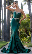 Portia and Scarlett PS25261 - Jewel Ornate Prom Dress - detail view