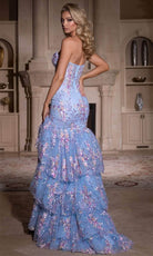 Portia and Scarlett PS25269 - Floral Plunging Sweetheart Prom Gown