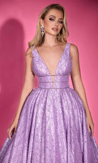 Portia and Scarlett PS25316 - Plunging Sweetheart Embellished Ballgown - back view