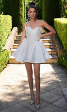 Portia and Scarlett PS25519 - Sweetheart Pleated A-Line Cocktail Dress - view 4
