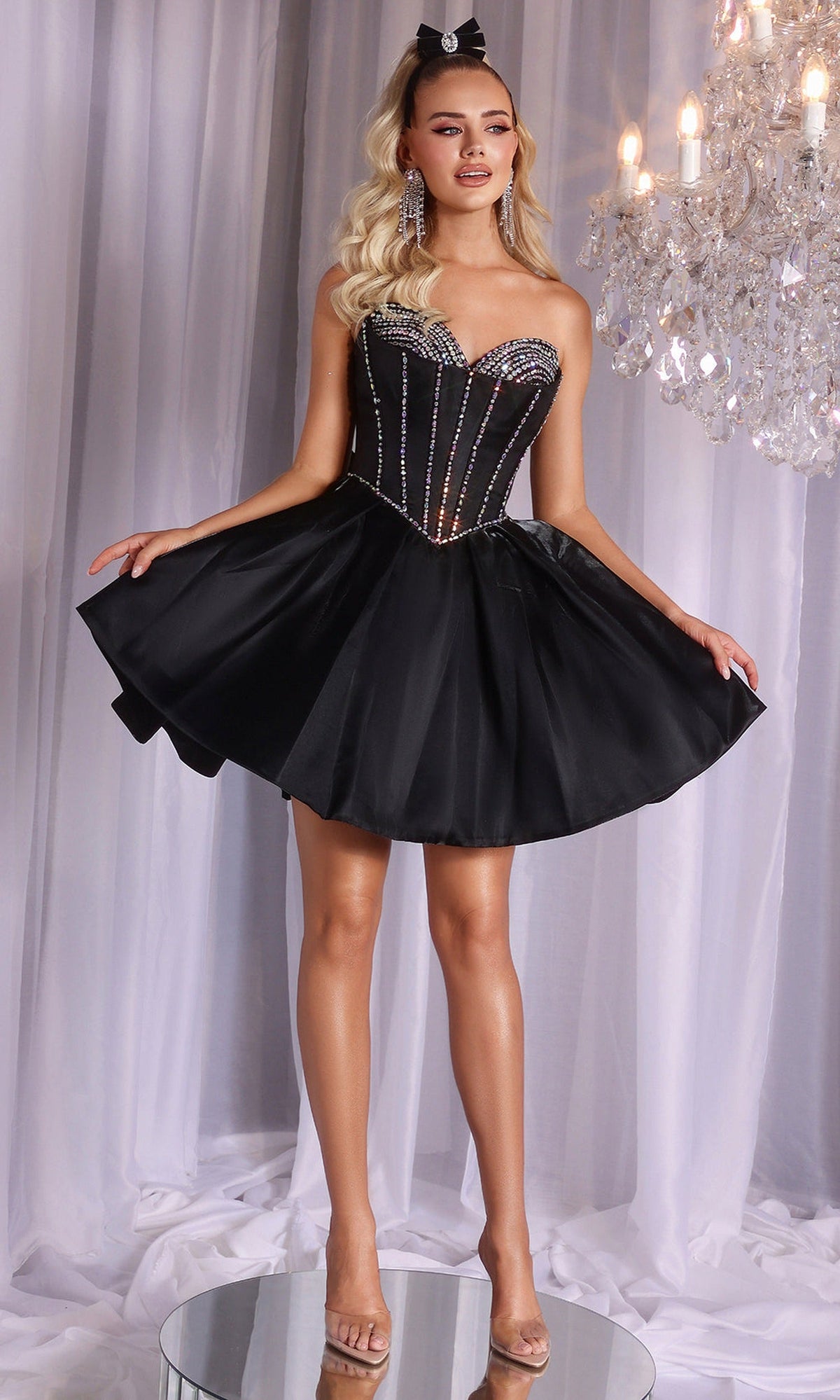 Portia and Scarlett PS25706 - Sweetheart Beaded Bust Flare Dress