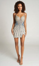 Portia and Scarlett PS25827C - Beaded Jewel Sweetheart Cocktail Dress - Silhouette Dresses