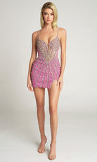Portia and Scarlett PS25827C - Beaded Jewel Sweetheart Cocktail Dress - Silhouette Dresses