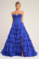 Portia and Scarlett PS25963 - Lace Sweetheart Tiered Gown