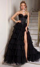 Portia and Scarlett PS25963 - Lace Sweetheart Tiered Gown