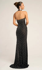 Portia and Scarlett PS26006 - Embellished Strapless Dress With Choker