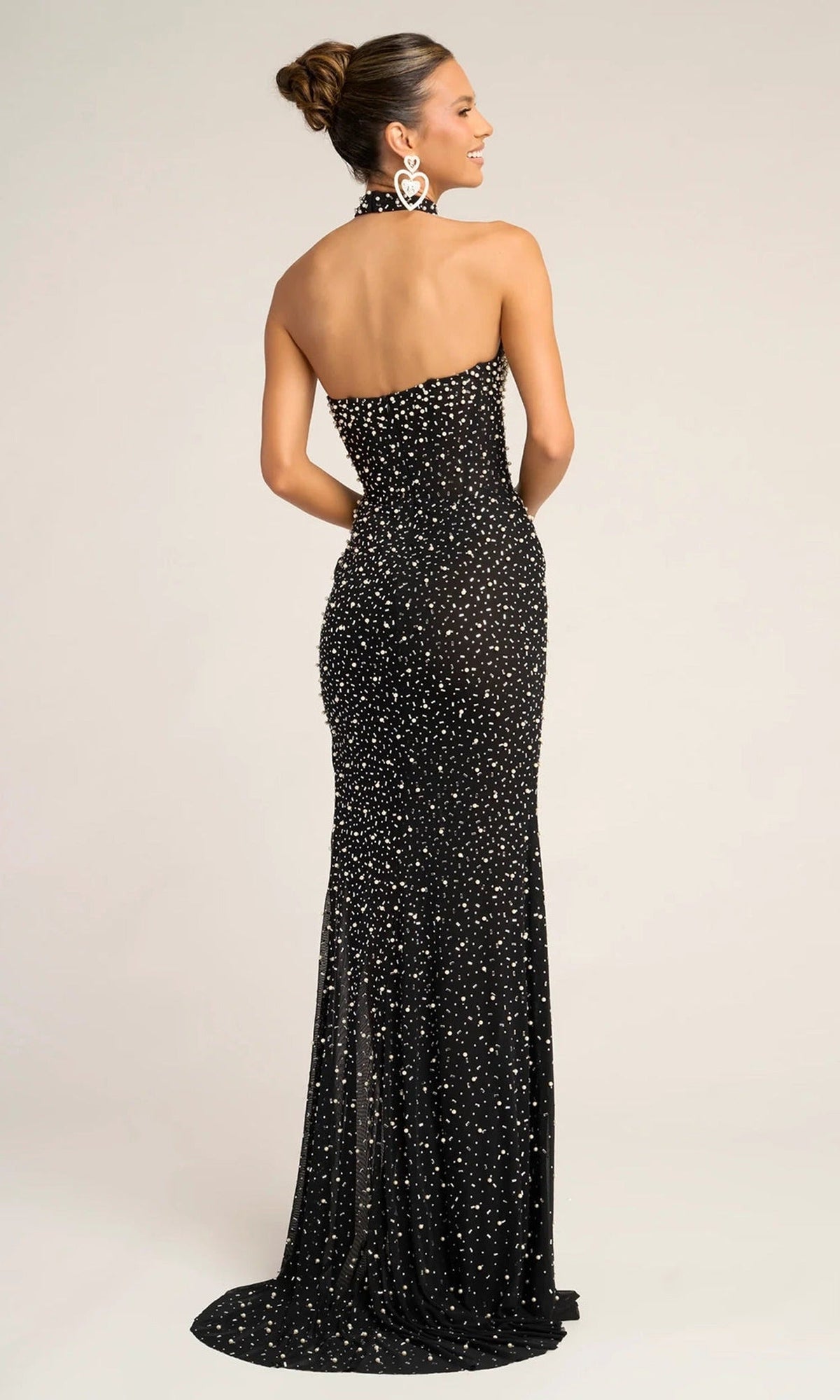 Portia and Scarlett PS26006 - Embellished Strapless Dress With Choker