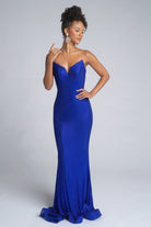 Portia and Scarlett PS26010 - Peaked Sweetheart Shimmer Gown