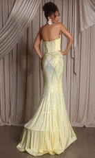 Portia and Scarlett PS26013 - Beaded Strapless Sheath Long Dress