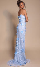 Portia and Scarlett PS26019 - 3D Floral Long Sheath Dress