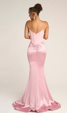 Portia and Scarlett PS26032 - Strapless Paneled Sheath Prom Dress