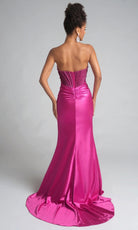 Portia and Scarlett PS26041 - Jeweled Corset Scoop Prom Dress