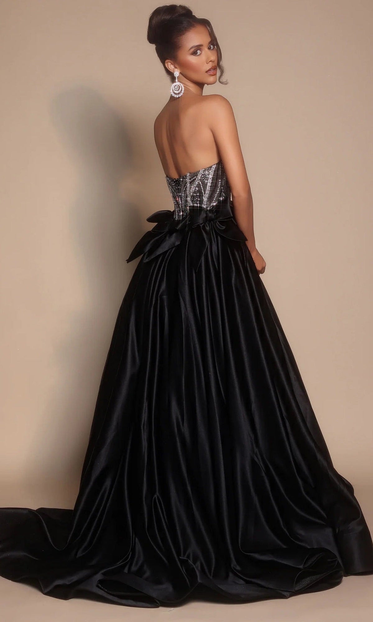 Portia and Scarlett PS26077 - Sweetheart Ballgown With Bow Accents