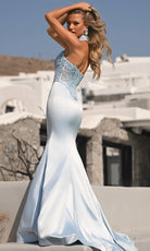 Portia and Scarlett PS26086 - Lace Corset Mermaid Prom Gown