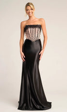 Portia and Scarlett PS26094 - Embellished Strapless Scoop Neck Dress
