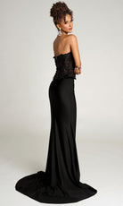 Portia and Scarlett PS26124 - Embellished 3D Appliqué Mermaid Gown