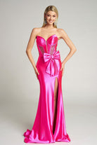 Portia and Scarlett PS26136 - Corset Strapless Gown With Bow