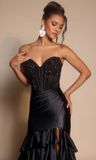 Portia and Scarlett PS26141 Tiered Trumpet Dress