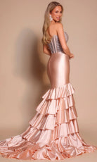 Portia and Scarlett PS26141 Tiered Trumpet Dress