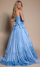 Portia and Scarlett PS26148 - Tiered Hem Scoop Neck Ballgown