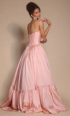 Portia and Scarlett PS26148 - Tiered Hem Scoop Neck Ballgown