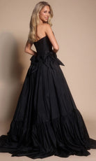 Portia and Scarlett PS26148 - Tiered Hem Scoop Neck Ballgown