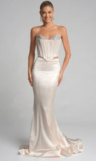 Portia and Scarlett PS26170 - Sweetheart Two Piece Bustier Dress
