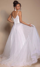 Portia and Scarlett PS26208 Scoop Neck Pearl Dress