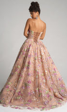 Portia and Scarlett PS26215 - Floral Sweetheart Neck Ballgown