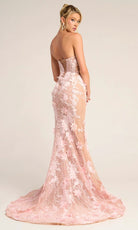 Portia and Scarlett PS26248 - Floral Bodice Plunge Sweetheart Dress - Silhouette Dresses