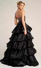 Portia and Scarlett PS26253 Ruffle High Slit Ball Gown - Silhouette Dresses